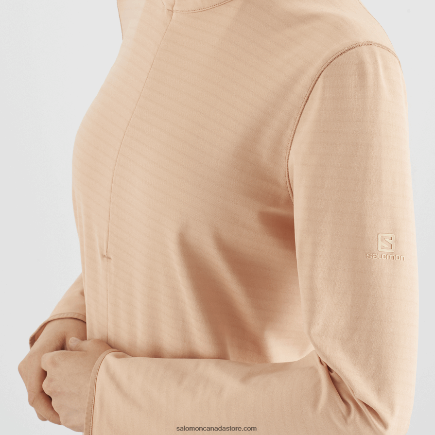 Women\'s Half Zip Midlayer Jacket - Essential Lightwarm Salomon Sirocco X6B4FZ872