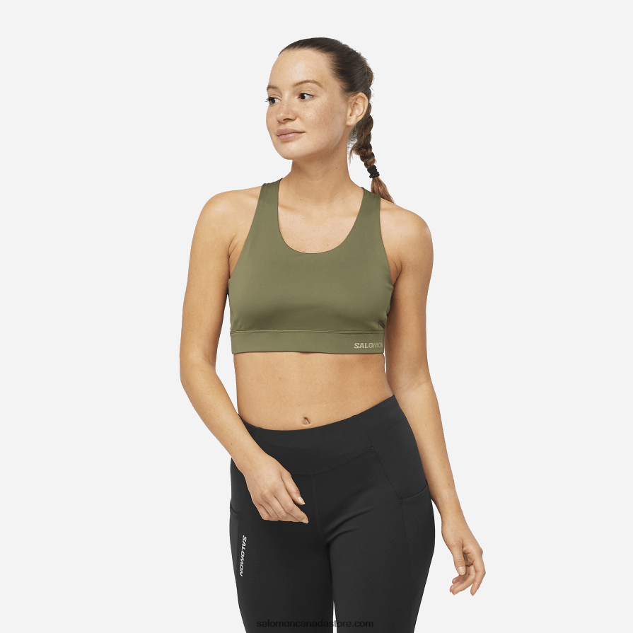 Women's Sports Bra - Cross Run Salomon Grape Leaf X6B4FZ935