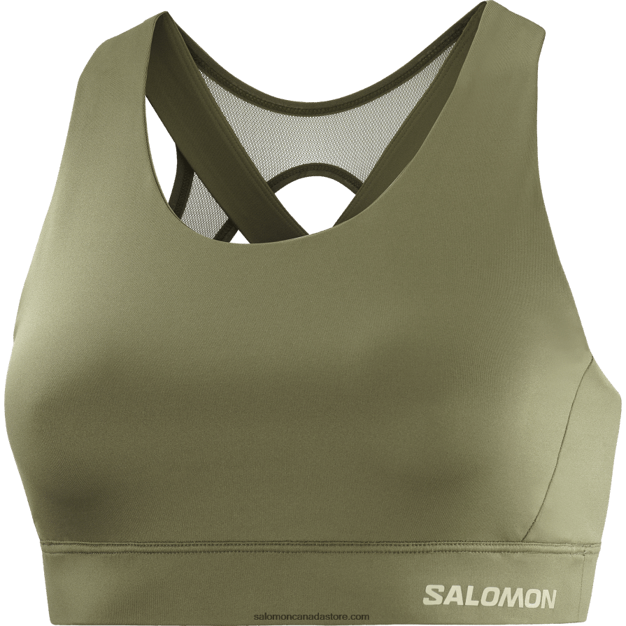 Women\'s Sports Bra - Cross Run Salomon Grape Leaf X6B4FZ935