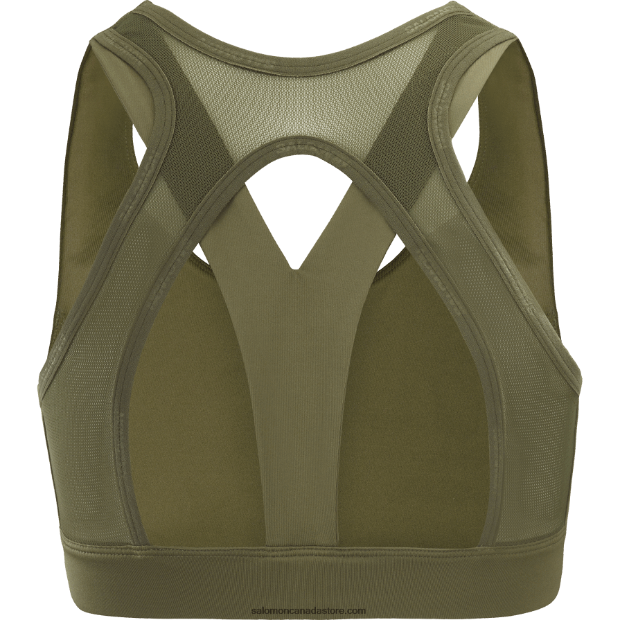 Women\'s Sports Bra - Cross Run Salomon Grape Leaf X6B4FZ935