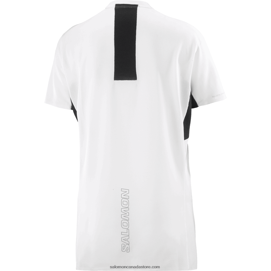 Women\'s Short Sleeve T-Shirt - Shortney Salomon White/Deep Black X6B4FZ911